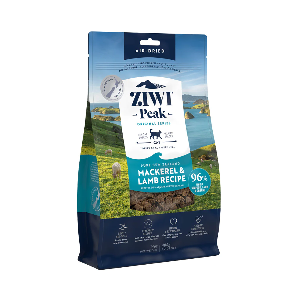 Ziwi Peak Air Dried Mackerel & Lamb For Cats - Katzenworld Shop