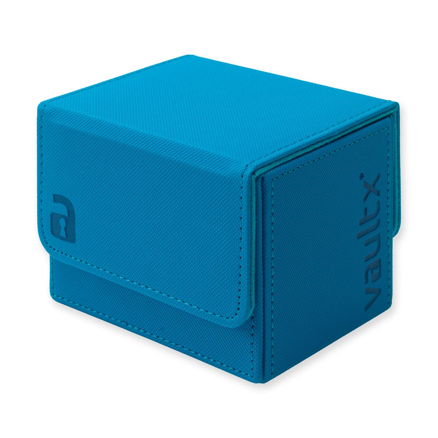 VaultX - Sideloading Deck Box 100+ Neon Blue - Katzenworld Shop